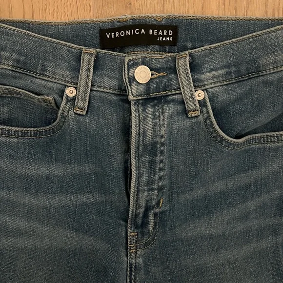 Veronica Beard jeans Beverly skinny flare high rise jean